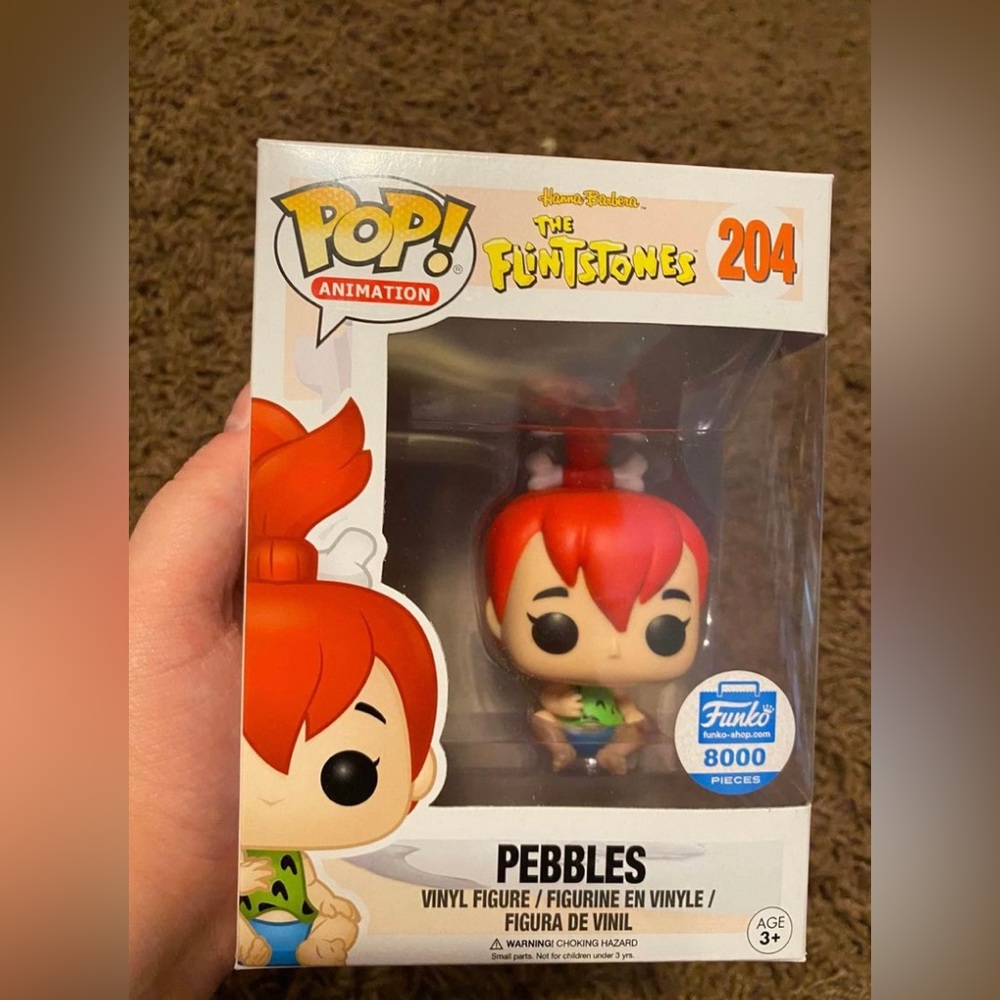 Pebbles Flintstones funko pop funko shop exclusive rare
